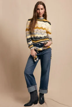 Jersey ondas multicolor