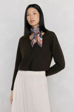 Jersey pico detalles de mini ochos