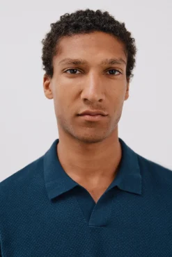 Jersey polo manga corta algodón estructura