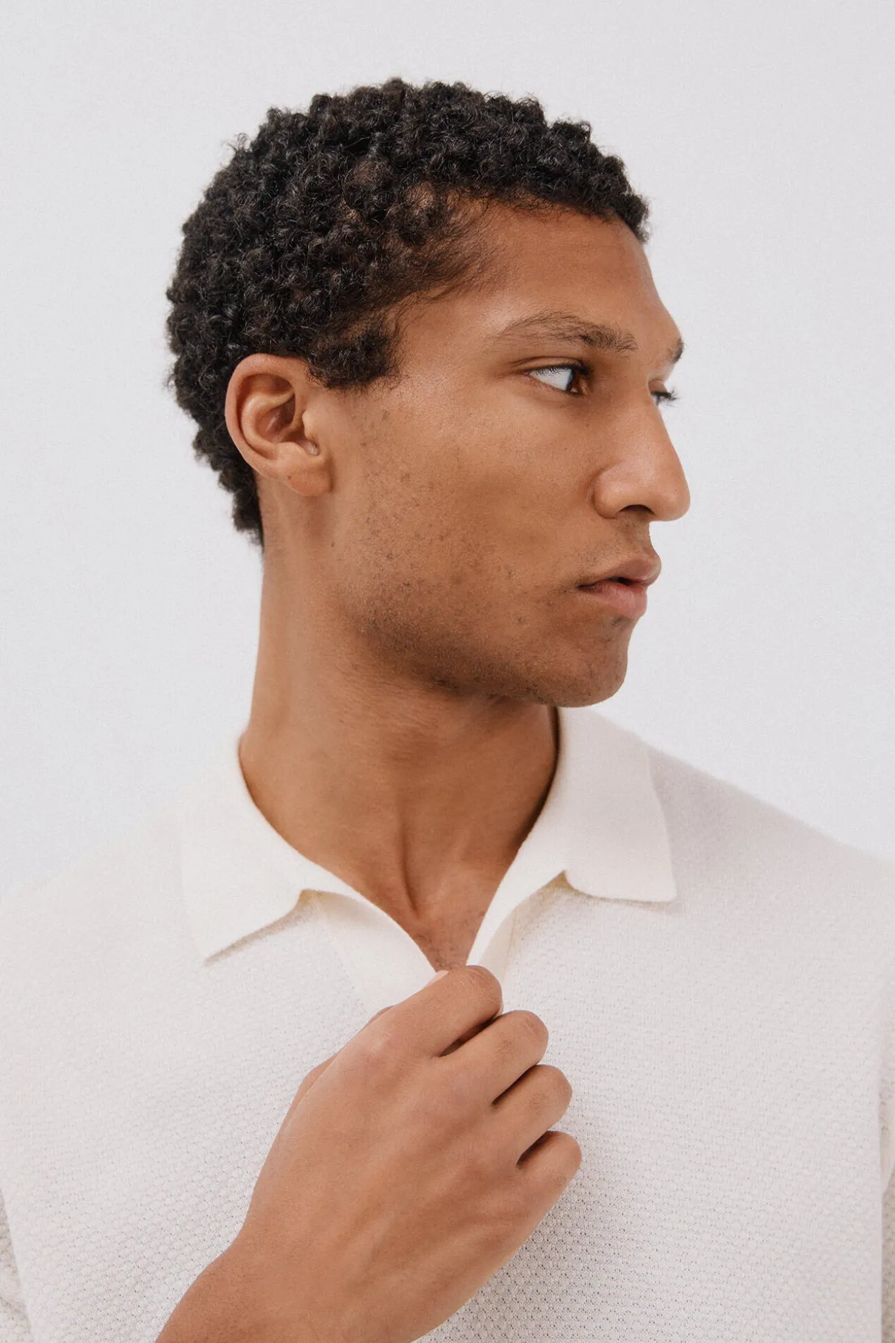 Jersey polo manga corta algodón estructura