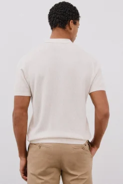 Jersey polo manga corta algodón estructura