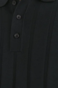 Jersey polo premium manga corta algodón estructura vertical