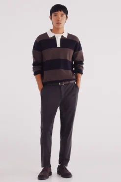 Jersey polo rayas anchas