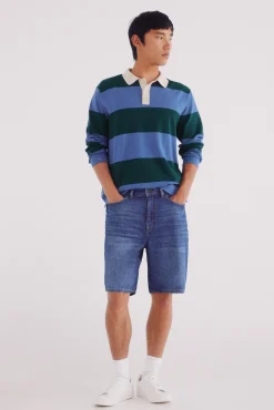 Jersey polo rayas anchas