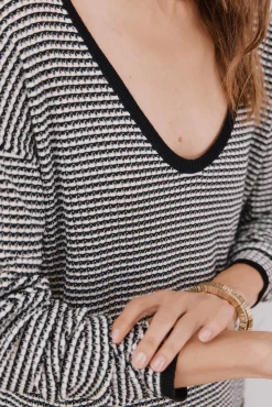 Jersey punto bicolor