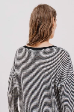 Jersey punto bicolor