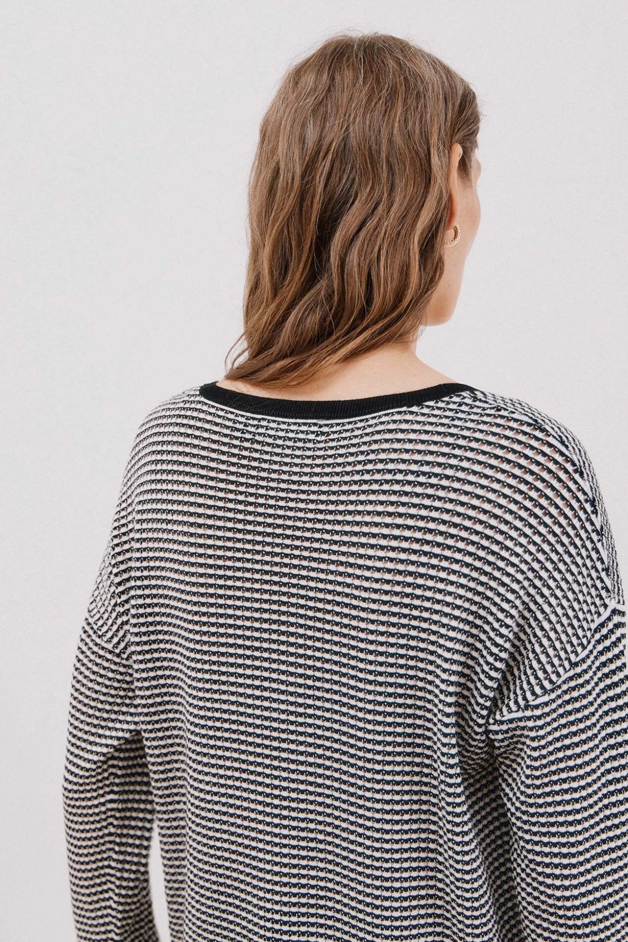 Jersey punto bicolor