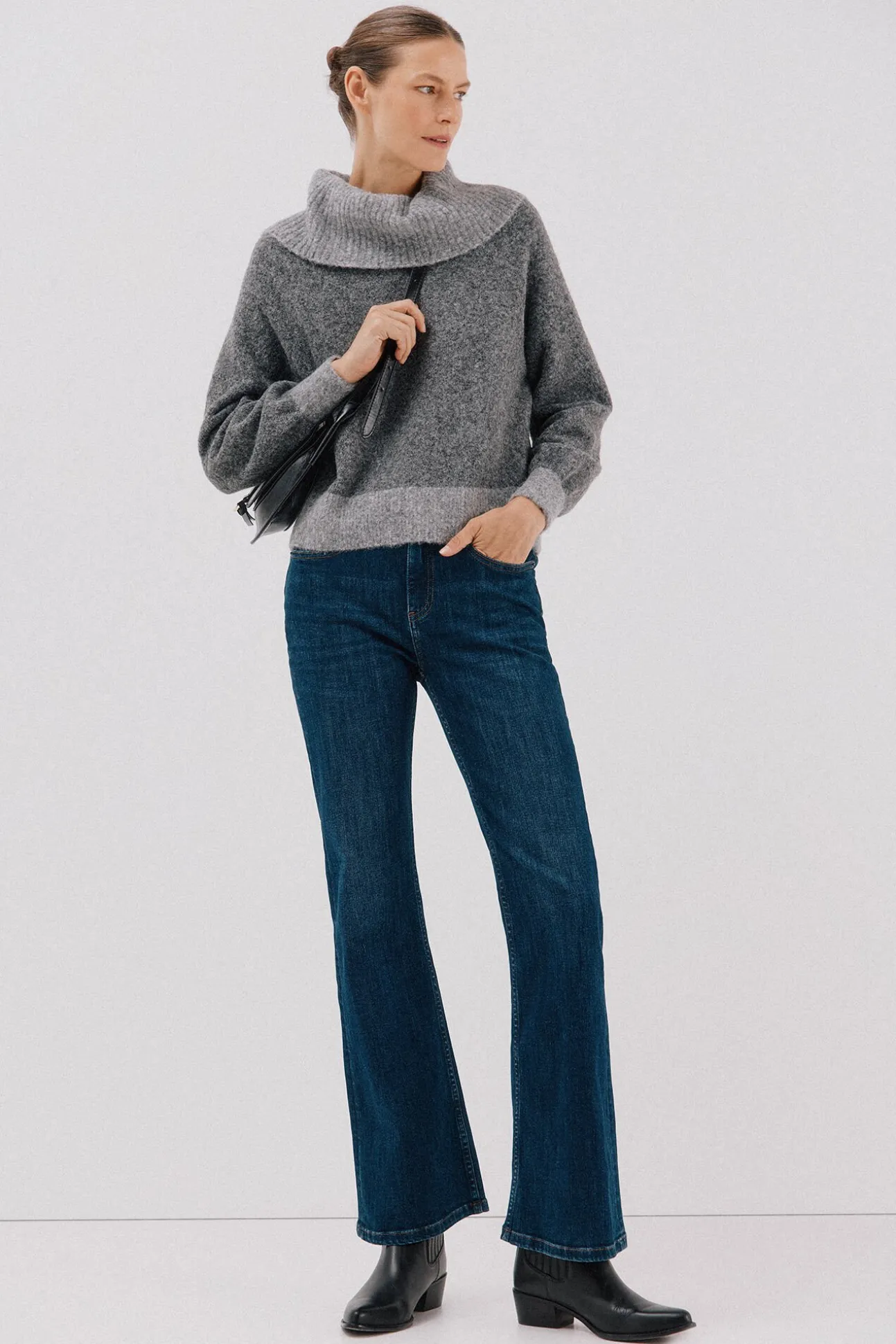 Jersey punto combinado