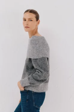 Jersey punto combinado