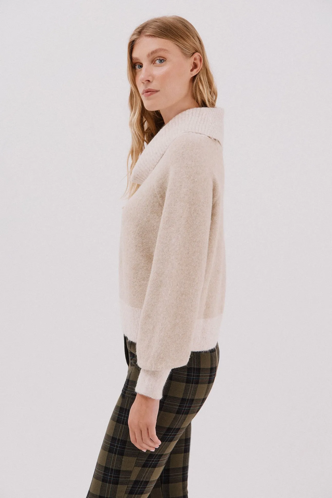 Jersey punto combinado