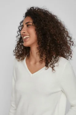 Jersey punto cuello pico