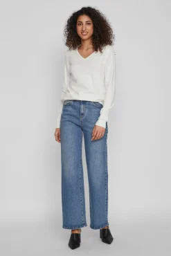 Jersey punto cuello pico