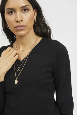 Jersey punto cuello pico