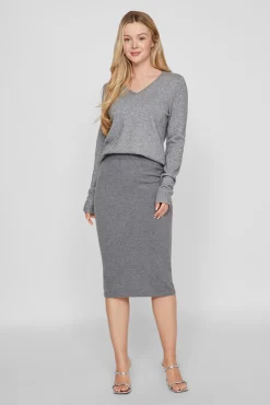 Jersey punto cuello pico