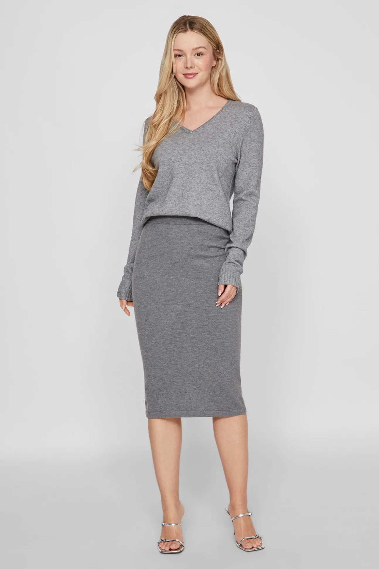 Jersey punto cuello pico