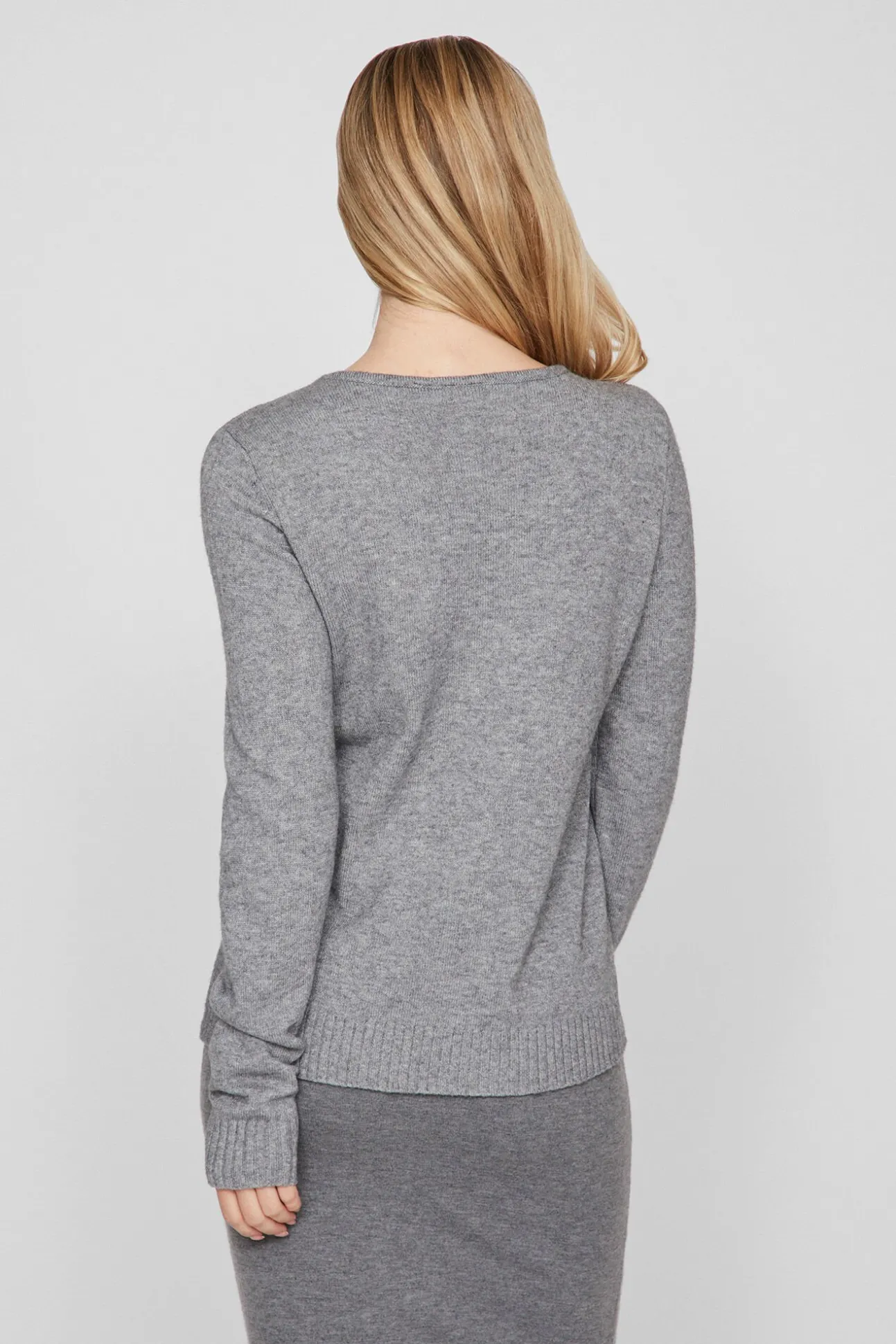 Jersey punto cuello pico