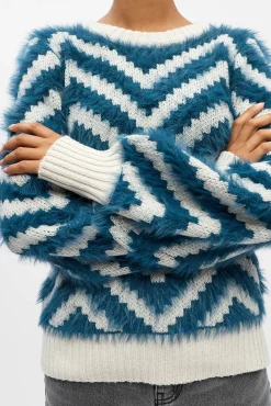 Jersey punto efecto pelo