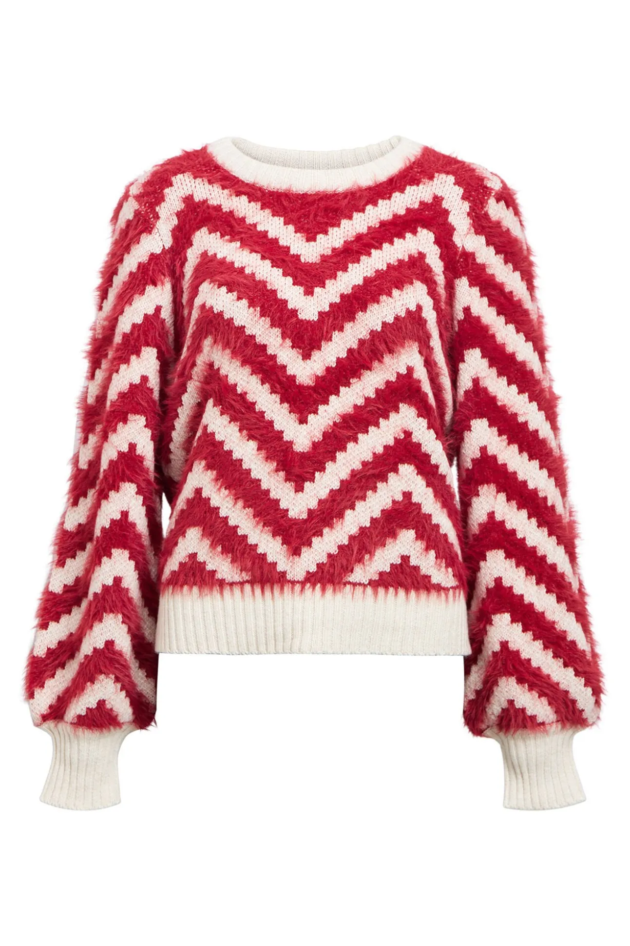 Jersey punto efecto pelo