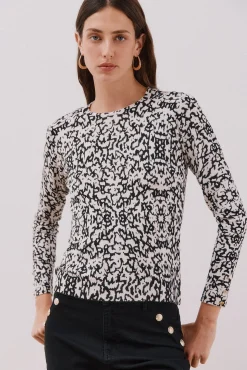 Jersey punto estampado