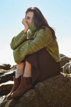 Jersey punto jaspeado