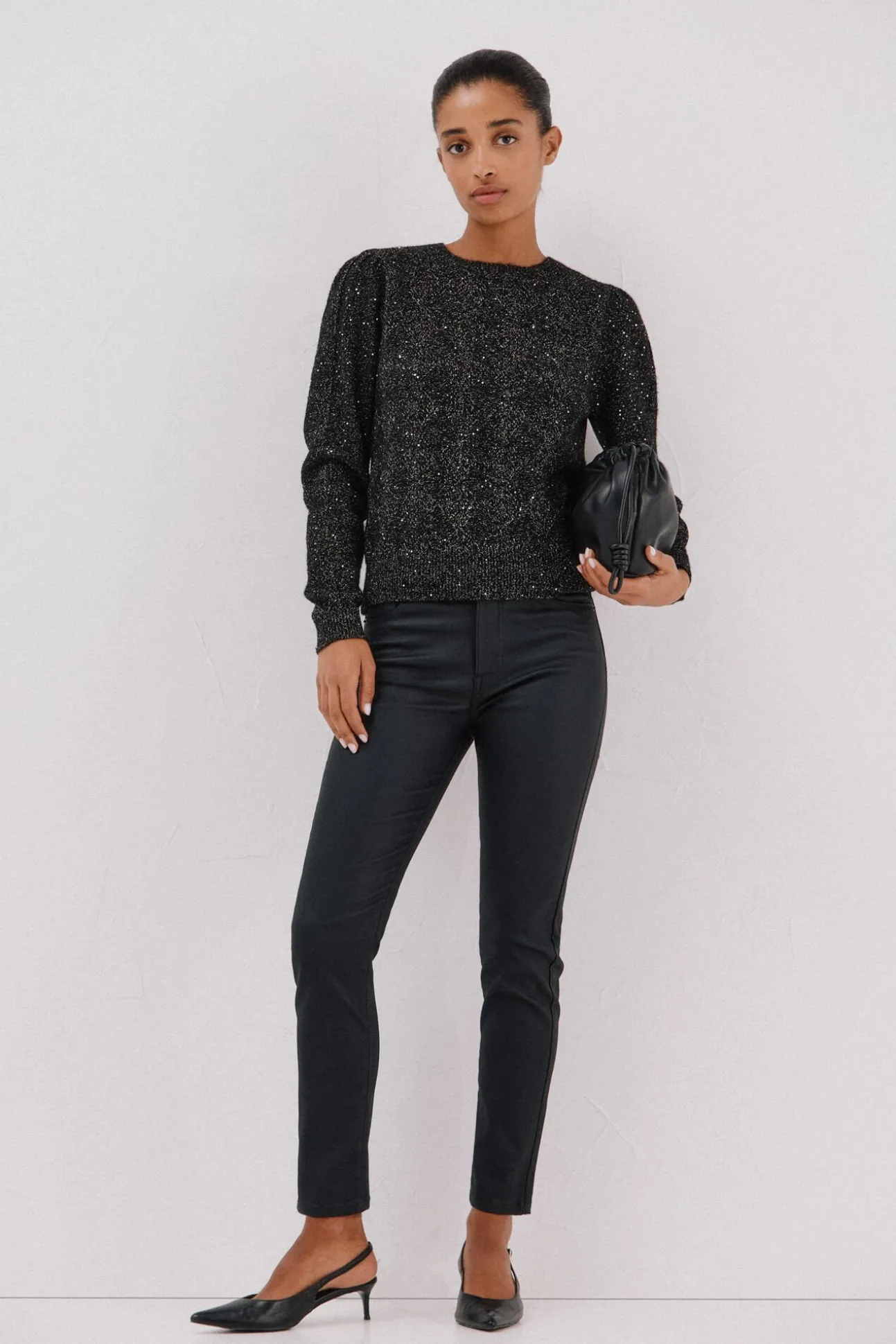 Jersey punto lentejuelas