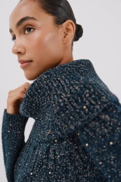 Jersey punto lentejuelas