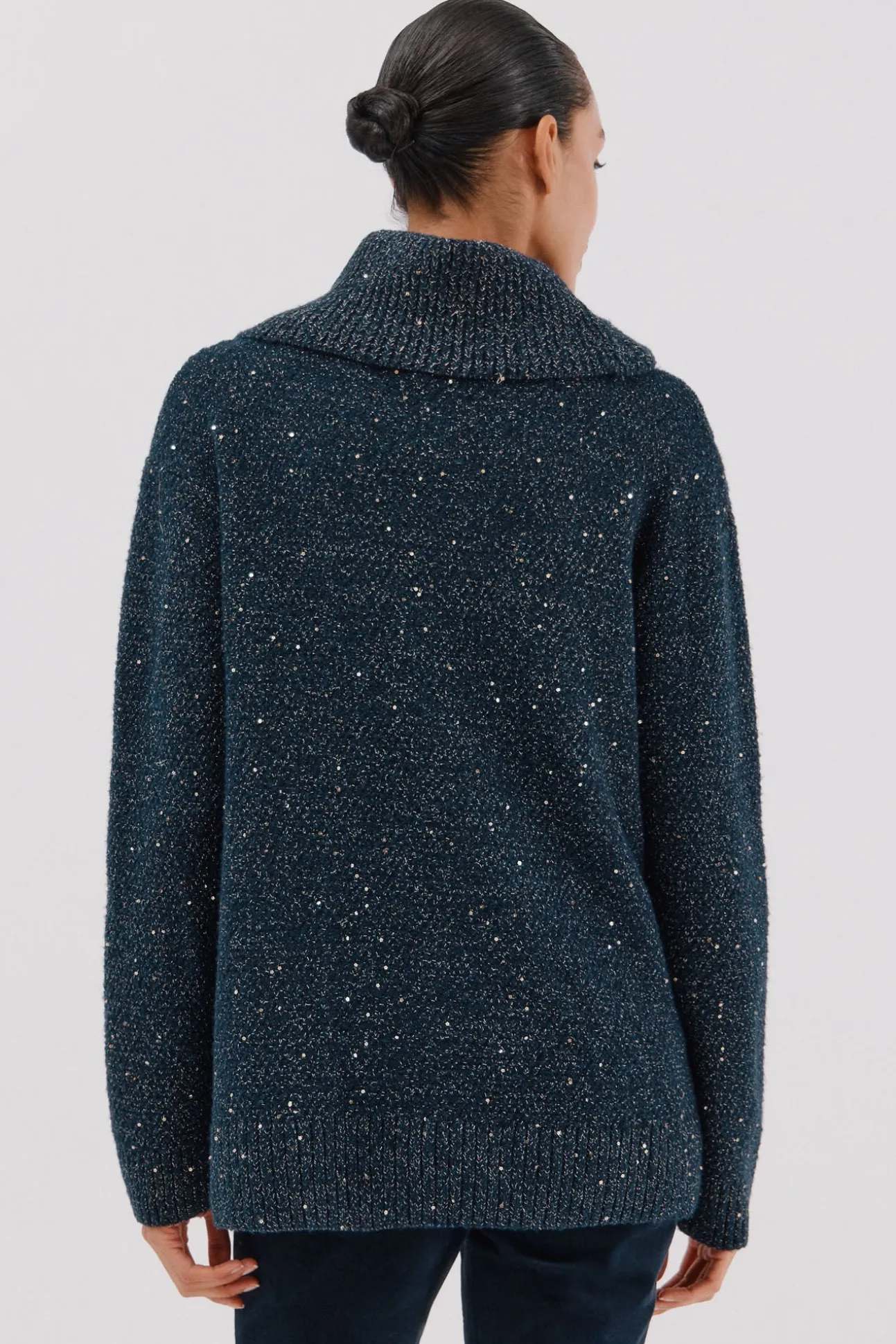 Jersey punto lentejuelas