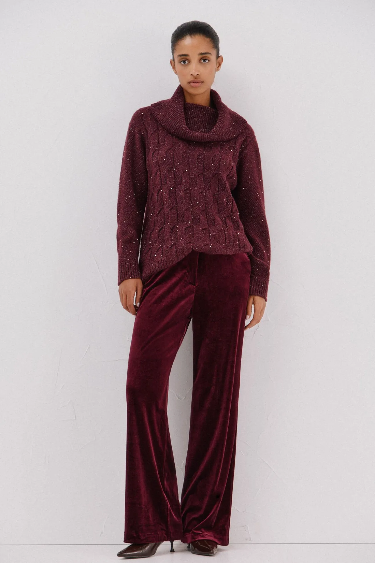 Jersey punto lentejuelas