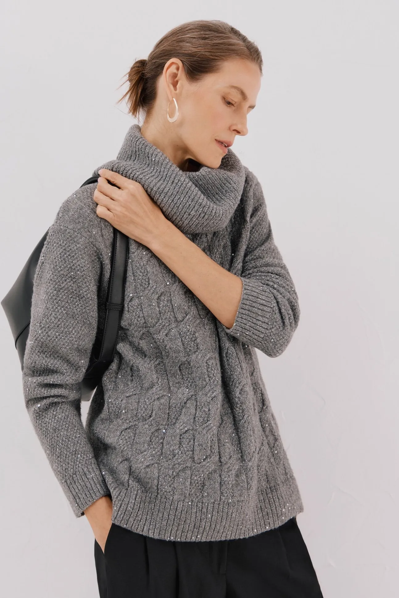 Jersey punto lentejuelas