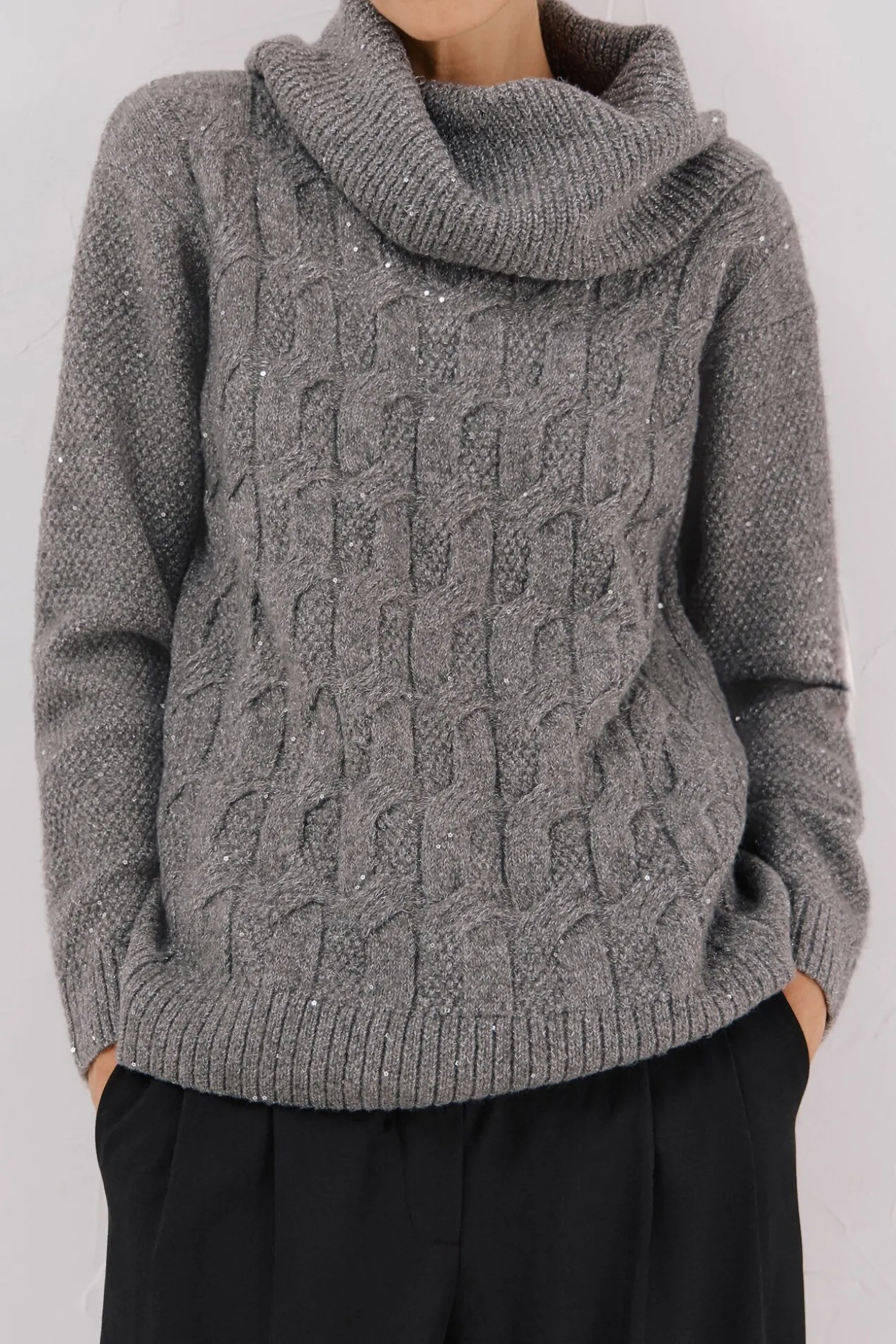 Jersey punto lentejuelas