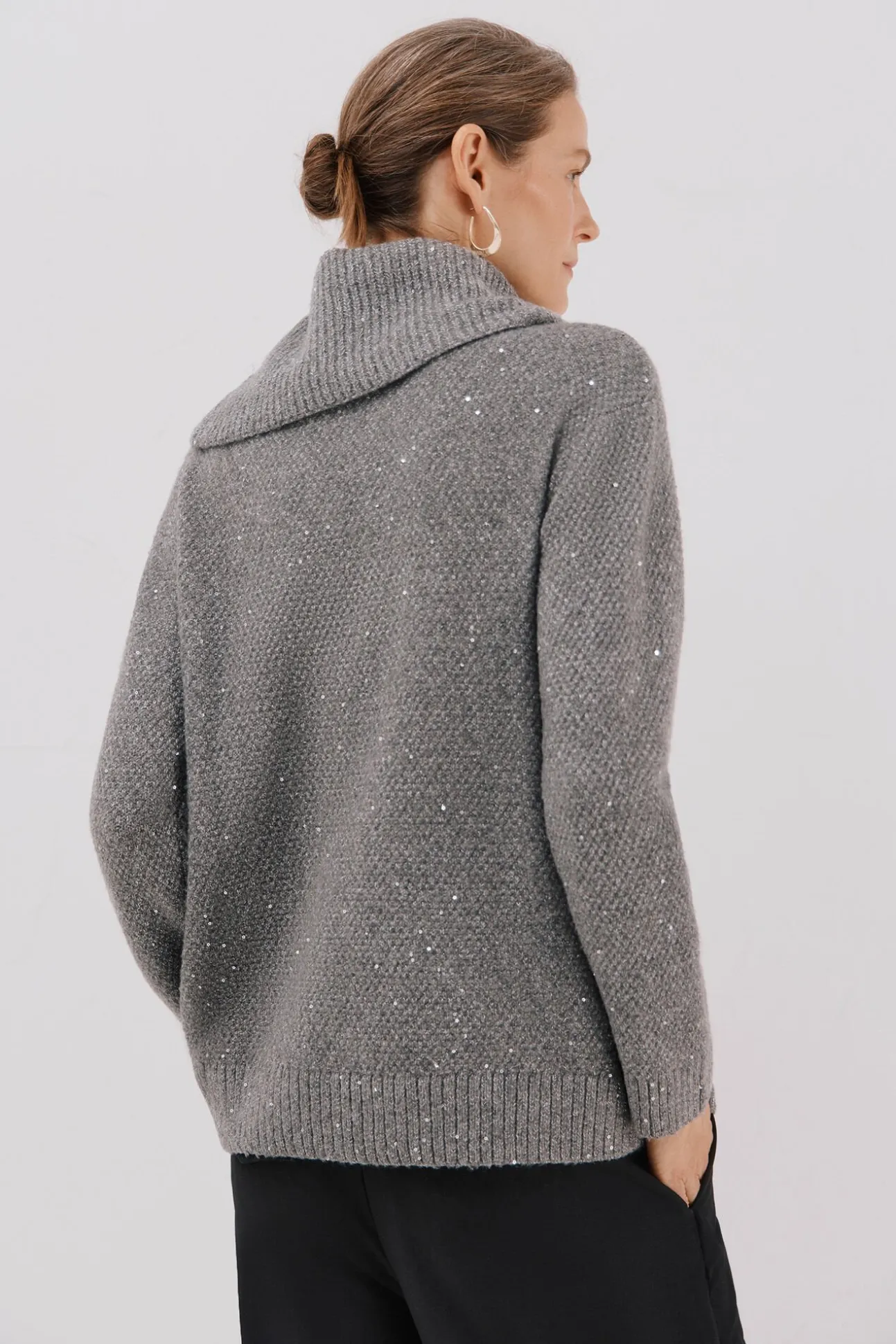 Jersey punto lentejuelas