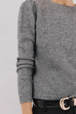 Jersey punto lentejuelas