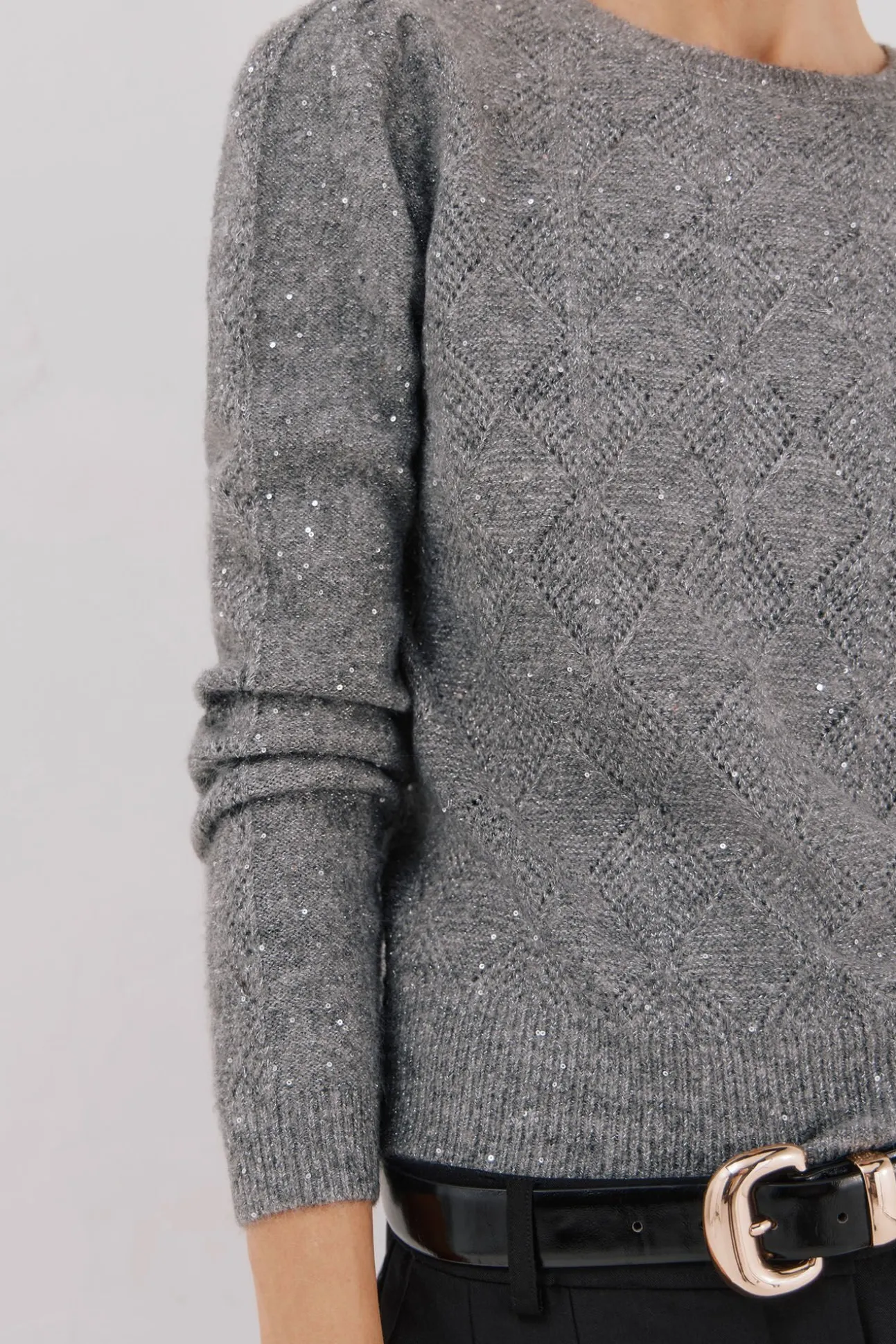 Jersey punto lentejuelas