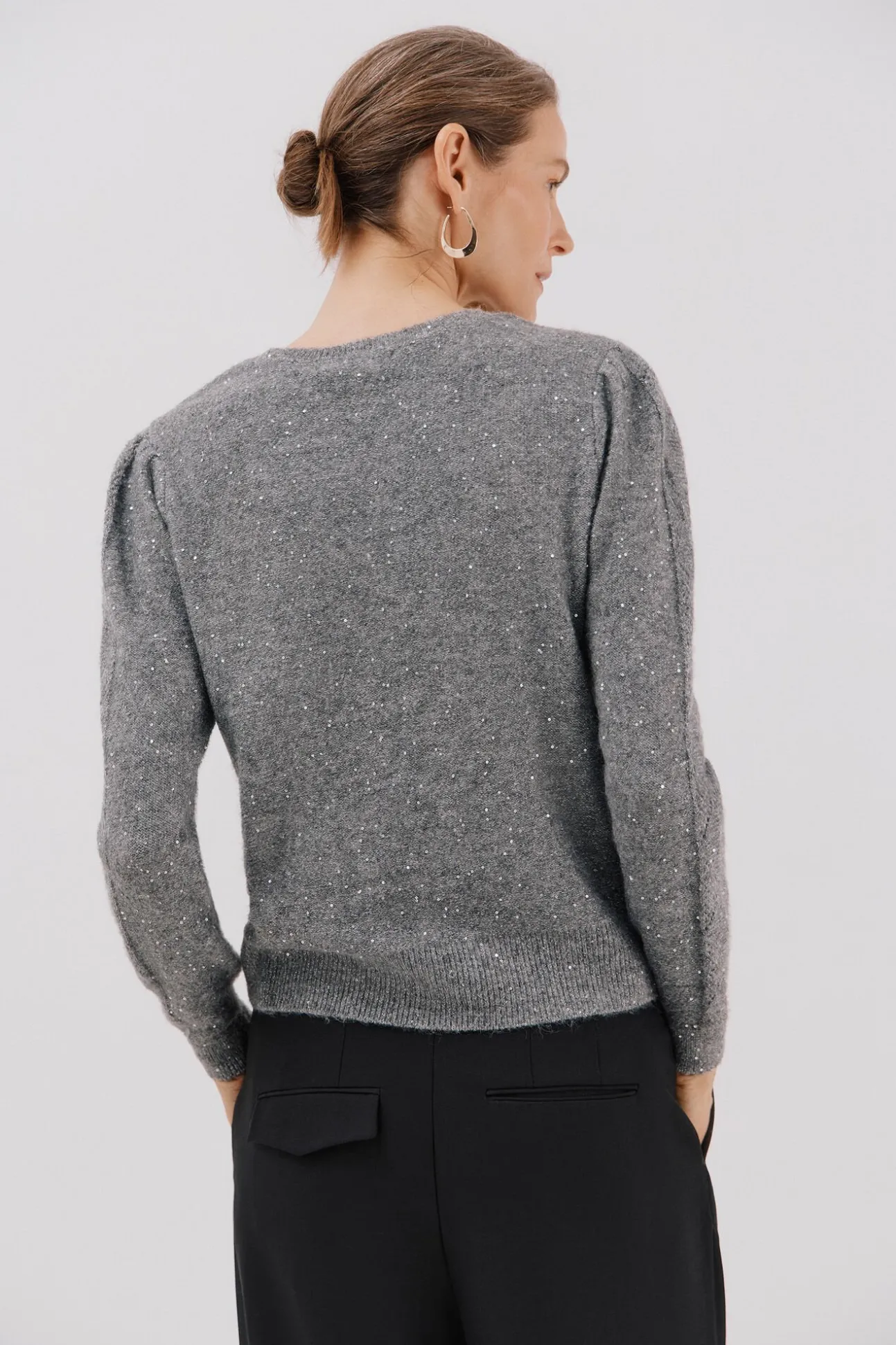 Jersey punto lentejuelas