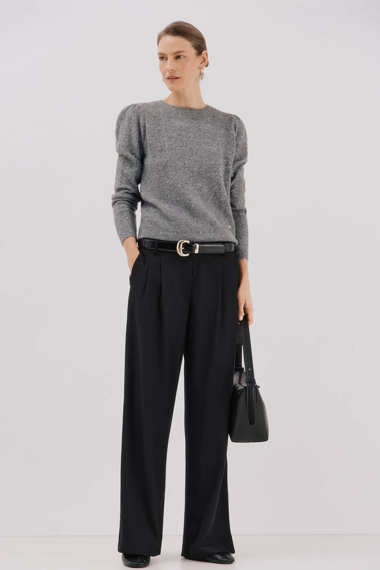 Jersey punto lentejuelas