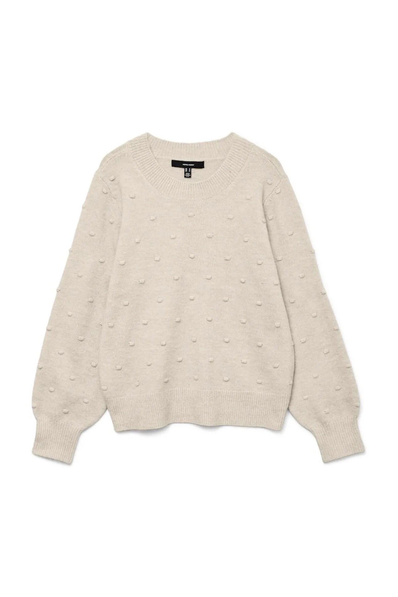 Jersey punto lunares con textura