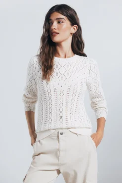 Jersey punto pointelle