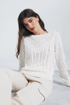 Jersey punto pointelle