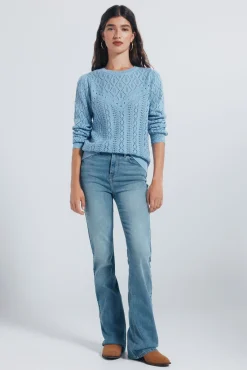 Jersey punto pointelle