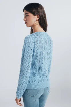 Jersey punto pointelle