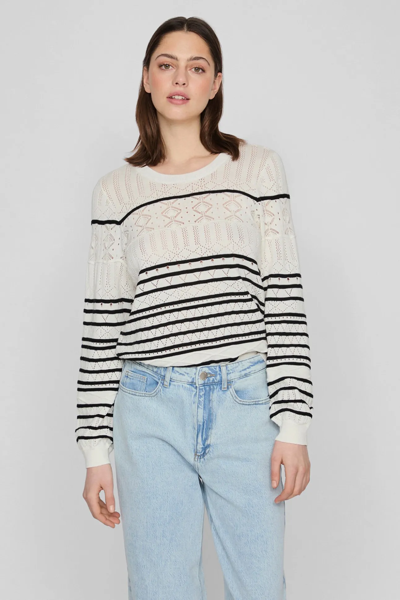 Jersey punto pointelle de algodón orgánico