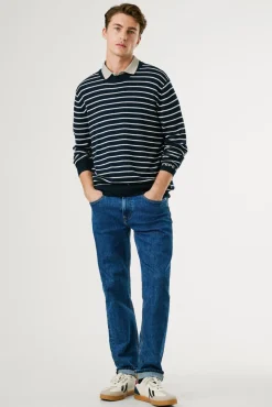 Jersey Punto Rayas Fit Regular