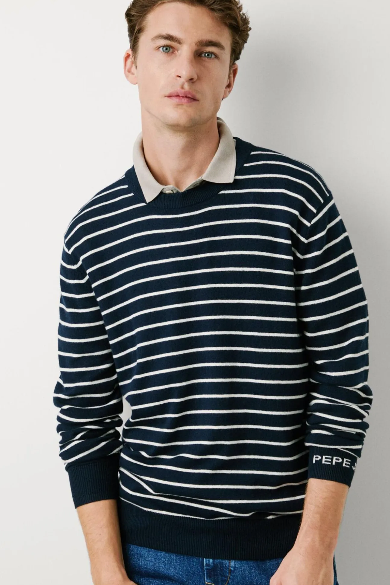 Jersey Punto Rayas Fit Regular