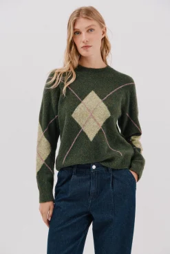 Jersey punto rombos