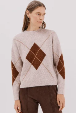 Jersey punto rombos