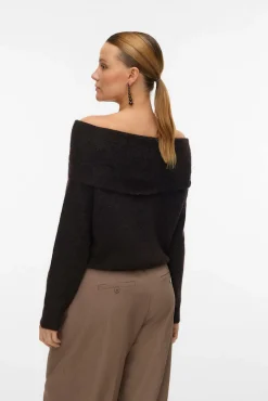 Jersey punto suave manga larga mujer