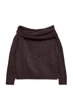 Jersey punto suave manga larga mujer