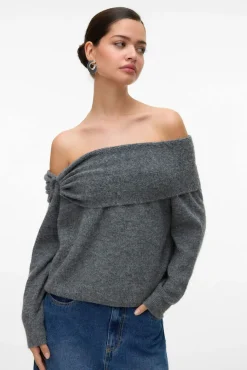 Jersey punto suave manga larga mujer