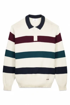 Jersey rayas cuello polo