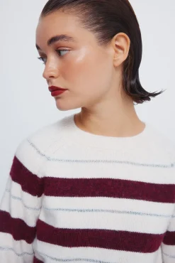 Jersey rayas lurex